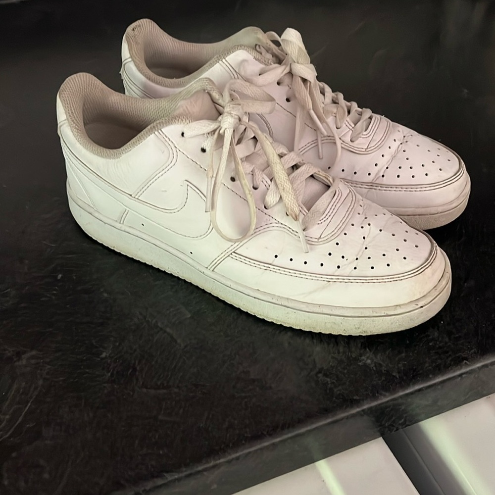 Nike White Low-Top Sneakers